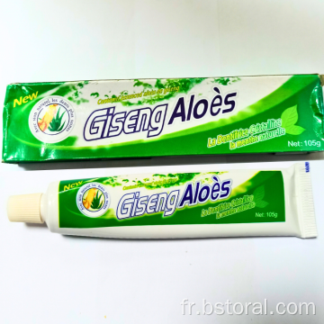 Dentifrice Giseng Aloe et parodontax propre dentifrice à menthe propre